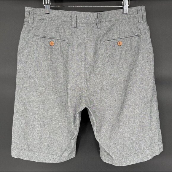 J.Crew Men's Chambray Rivington Shorts 34w Gray Preppy Old Money - Picture 2 of 8